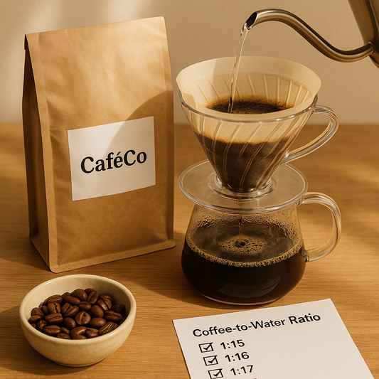 La guía esencial para principiantes: Checklist de ratio café-agua