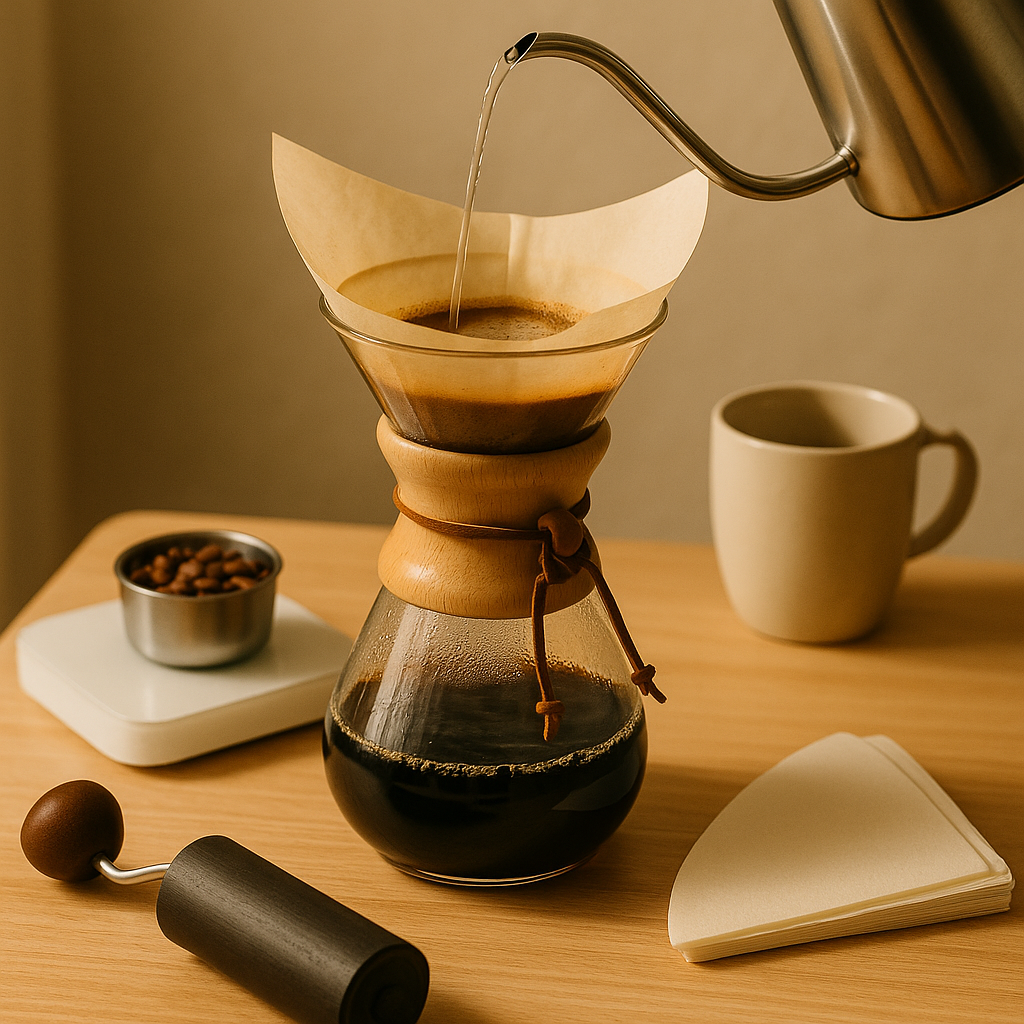 Mejora tu experiencia Chemex en casa con estos simples accesorios
